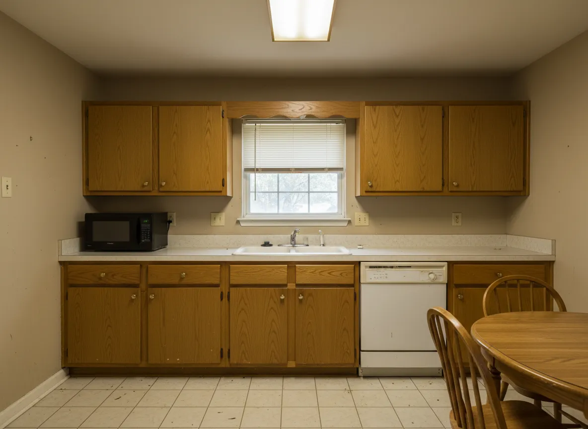 Placeholder for before kitchen painting photo